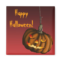 Hanging Pumpkin, magnet