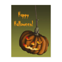 Hanging Pumpkin, postcard