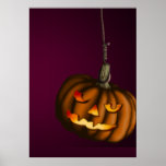 Hanging Pumpkin, print