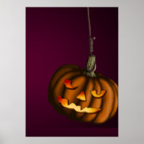 Hanging Pumpkin, print