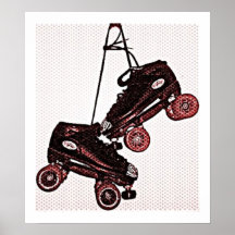 Hanging Skates Pop Art Dubbed Canvas Posters