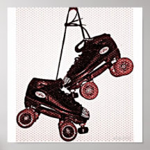 Hanging Skates Pop Art Dubbed Print