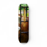 Hanging Skeins of Yarn Skateboard Deck