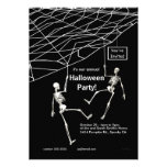 Hanging Skeletons Halloween Party Custom Invitation