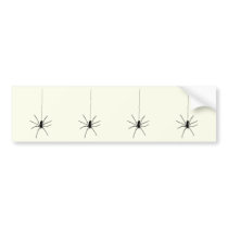 Hanging Spider Bumper Stickers