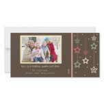Hanging Stars Photo Card (stone)