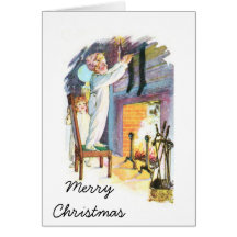Hanging Stockings Greeting Cards
