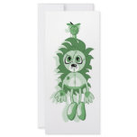 Hanging Teddy Green Custom Rack Card