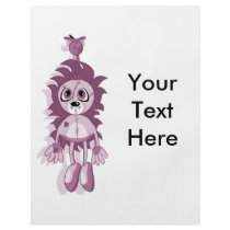 Hanging Teddy Pink flyers by DigitalDaynas Hanging Teddy Pink flyers
