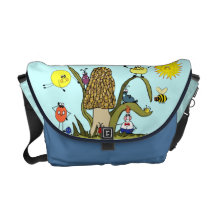 Hanging with Friends Rickshaw Messenger Bag