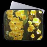 Hanging Yellow Orchids Laptop Computer Sleeve