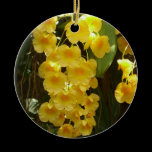 Hanging Yellow Orchids Ornament