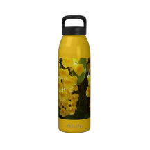 Hanging Yellow Orchids Water Bottle