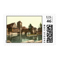 Hangman Bridge, Nuremberg, Bavaria, Germany Postage Stamps