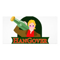 hangover photo greeting card