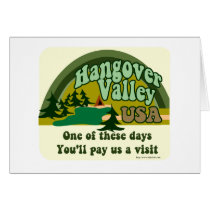 Hangover Valley USA Card