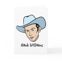 Hank Williams Greeting Card