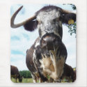 Hankerchief? | English Longhorn Cow mousepads