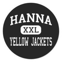 Hanna - Yellow Jackets - High - Anderson stickers