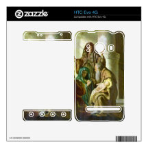 Hannah and Simeon in the temple by Rembrandt HTC Evo 4G Skins