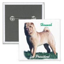 Hannah for President Button