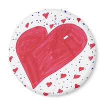 hannah-heart refrigerator magnet