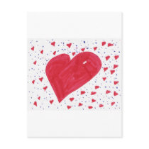 hannah-heart postcard
