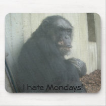 Hannover Zoo (135), I hate Mondays! mousepads by Sams_Designs Hannover Zoo (135), I hate Mondays! mousepads