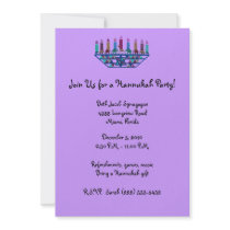 Hannukah Party Invitation