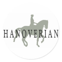 HANOVERIAN with Dressage Horse & Rider stickers by dogsandhorses HANOVERIAN with Dressage Horse & Rider stickers