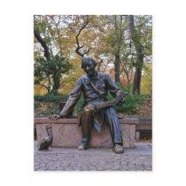 Hans Christian Andersen, Central Park, NYC Postcards