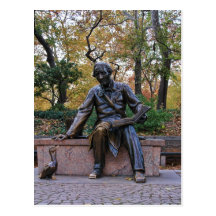 Hans Christian Andersen, Central Park, NYC Postcards