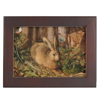 Hans Hoffmann A Hare In The Forest Keepsake Box