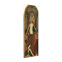 Hans Memling - St Ursula and her companions Gallery Wrap Canvas