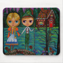 Hansel and Gretel Mousepad by Blonde_Blythe Hansel and Gretel Mousepad