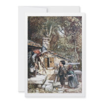 Hansel & Grethel meet the Witch Custom Invitation