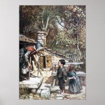 Hansel & Grethel meet the Witch Posters