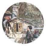 Hansel & Grethel meet the Witch stickers