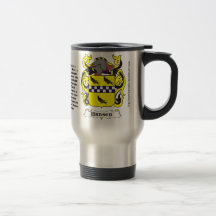 Hansen Family Coat of Arms on a Travel Mug