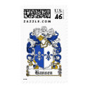 Hansen Family Crest postage by coatsofarms Hansen Family Crest postage