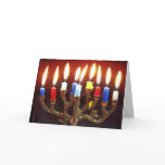 Hanukah Menorah Card