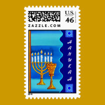 Hanukah postage by write2chinu Hanukah postage