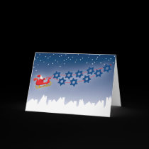 Hanukkah and Christmas Card