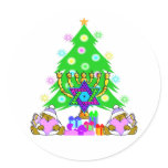 Hanukkah and Christmas Sticker