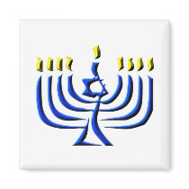 Hanukkah Candles magnets by MagnetMadness Hanukkah Candles magnets
