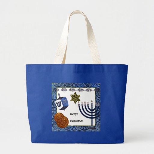Hanukkah Canvas Bag