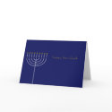 Hanukkah card with Menorah