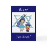 Hanukkah chibi card