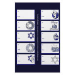 Hanukkah Designs 1 Gift Tags on a Page - 10 Design Hanukkah Designs 1 Gift Tags on a Page - 10 Design