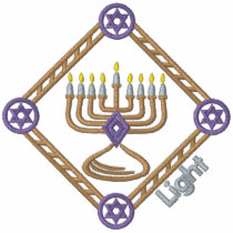 Hanukkah Diamond embroidered shirts